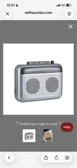 FIOLEES Cassette Player Recorder With Bluetooth Transmitter, Small Cassette Tape Player With Headphone Jack, Build-In Speaker, Microphone Jack, Powere