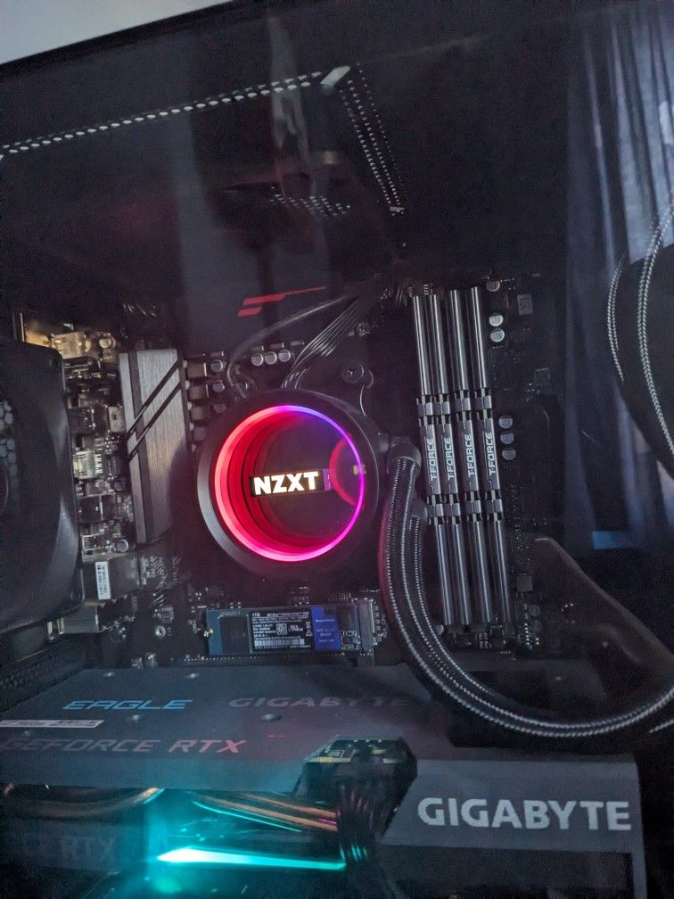 NZXT Gaming PC Computer Tower AMD Ryzen 5 5600X NVIDIA RTX 3060 Ti 32gb Ram 1TB SSD