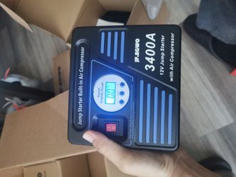 JF.EGWO 3400A Car Jump Starter with Air Compressor