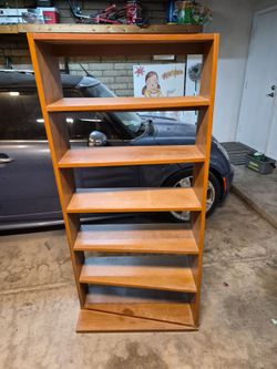 Pier 1 Mid-Century "Curvy" Shelving Unit