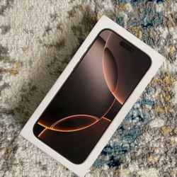 iPhone 16 Pro Max Desert Titanium Unlocked  1Tb  OBO Negotiable 