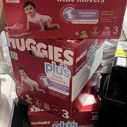 Huggies Little Movers Size 3 Diapers