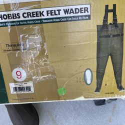 New Older Stock Size 9 Fishing Waders. Can be seen in Jupiter.