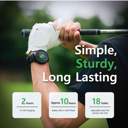 Voice Caddie A3 Lightweight Hybrid Golf GPS Watch Slope Mode