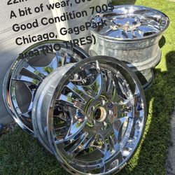 22inch MOMO 5Lug Chrome Rims 5×114.3mm FORD,CHRYSLER, DODGE