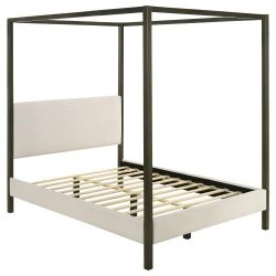 New queen canopy platform bedframe