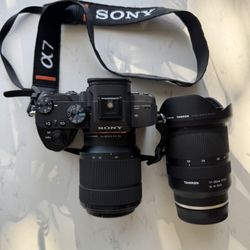 Sony a7 III (ILCEM3K/B) Full-frame Mirrorless Interchangeable-Lens Camera with 28-70mm & Tamron 17-28mm Lens with 3-Inch LCD, Black
