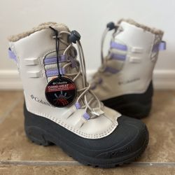 Columbia Youth Girls Hiking Snow Boots Bugaboot Celsius Size 3