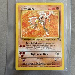 Hitmonlee Pokemon Card