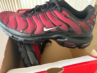 Nike Air Max Plus Red and Black Sneakers