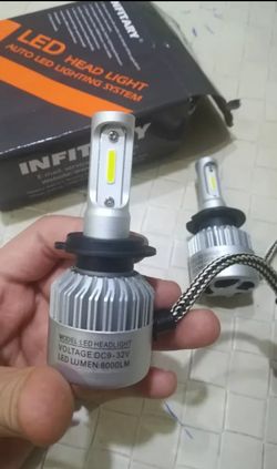 Car/Auto LED 72W 8000LM 6500K +6 Months Warranty+ Headlight Bulbs Low, High, Fog, Daytime Auto Led 9005, 9006, 9012, H1, H3, H7, H11, H4, 9007, H13