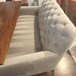 Dove gray Settee