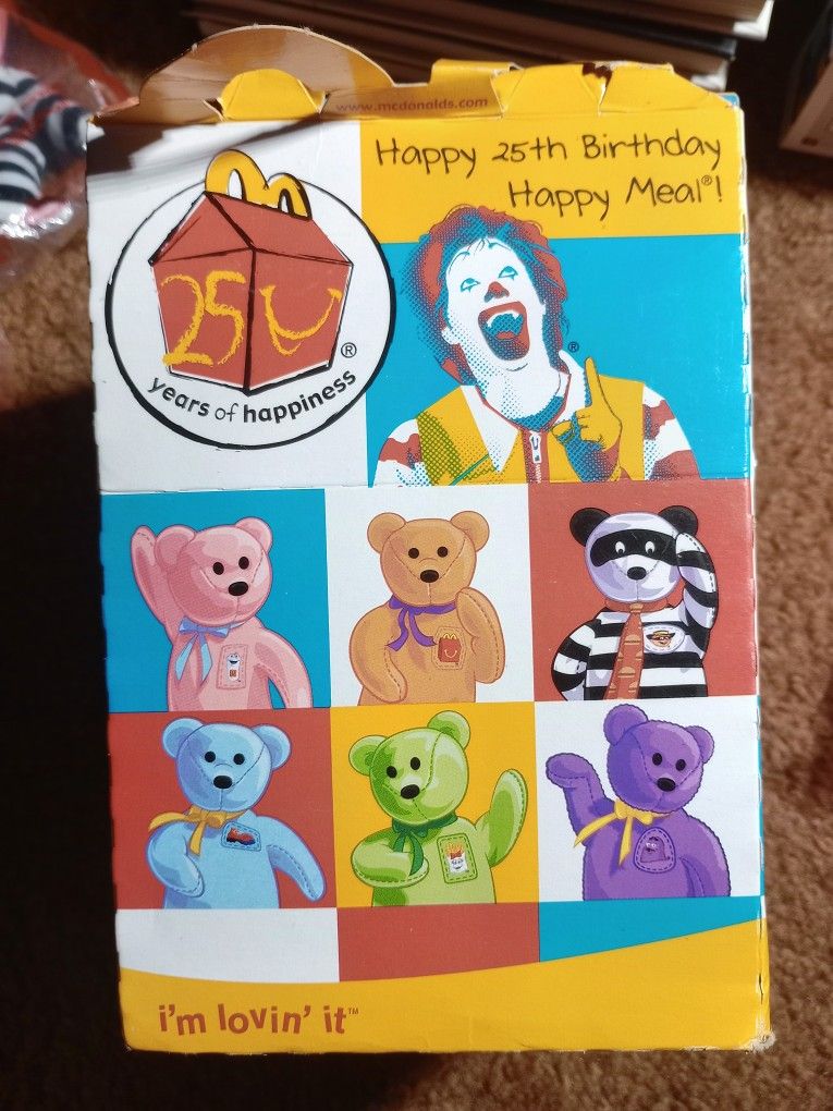 McDonald's 25th Anniversary Beanie Babies Lot