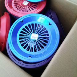 Taco Plate Reusable.  10. 1/2 Round