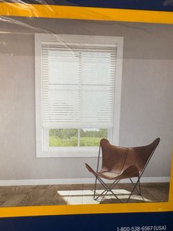 LEVOLOR Trim+Go 2” Faux Wood Blind – White – 23” x 64”