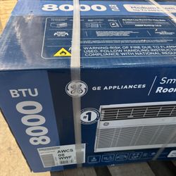 NEW GE 8,000 BTU Smart Window Air Conditioner – WiFi – Still Sealed