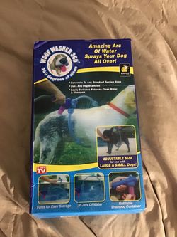 Woof Washer 360...For Small & Large Dogs...New in Box...(As Seen On TV)...