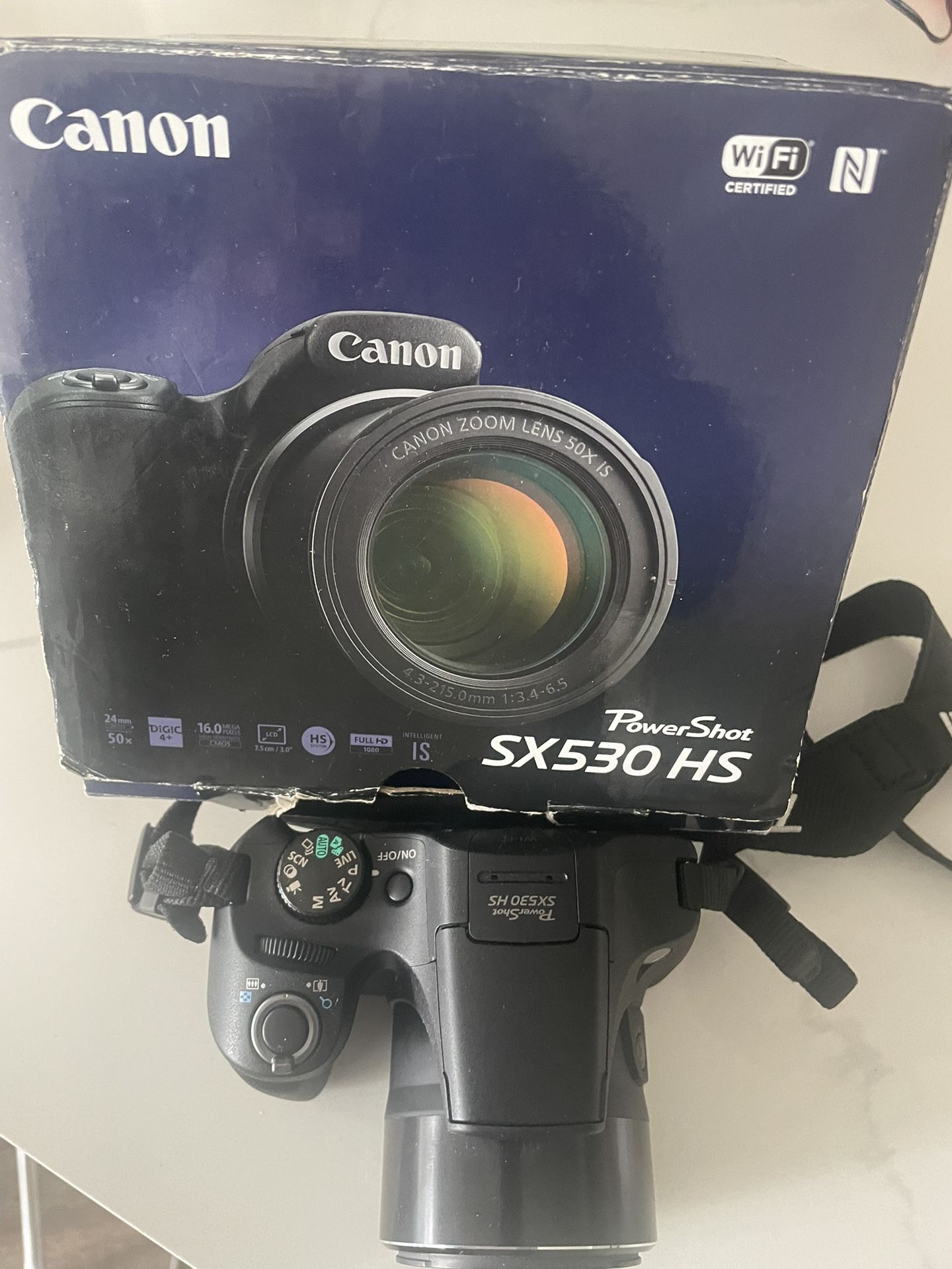 🔥 Canon PowerShot SX530 HS – 50x Zoom – WiFi & Full HD Video! 🔥