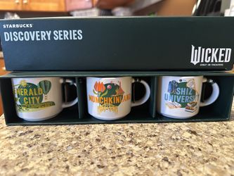 Limited Edition Starbucks Wicked 2oz Mug Set