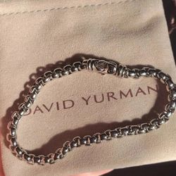 David Yurman 5mm Box Bracelet [7.5"] Solid .925 Sterling Silver 