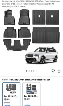 BMW X7 All Weather Floor Mats