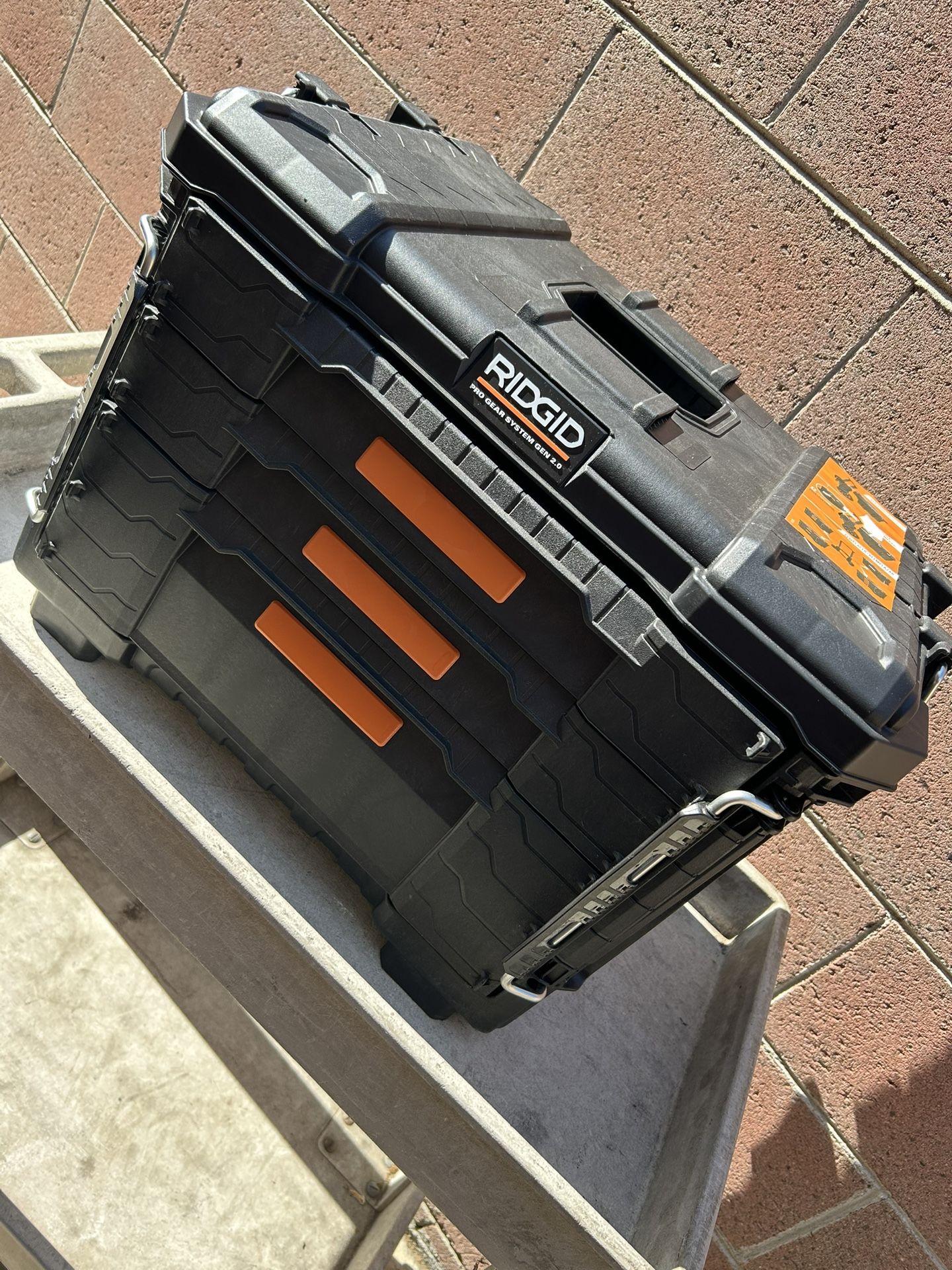 Ridgid Tool Box 3 Drawers Empty