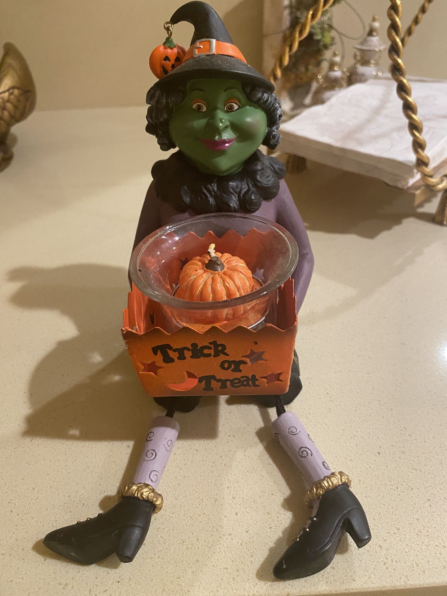 Halloween Figurine Candle Holder 