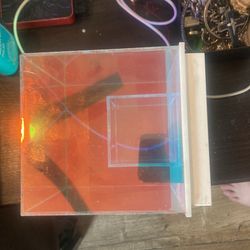 5.5 inch Iridescent Infinity Cube Light