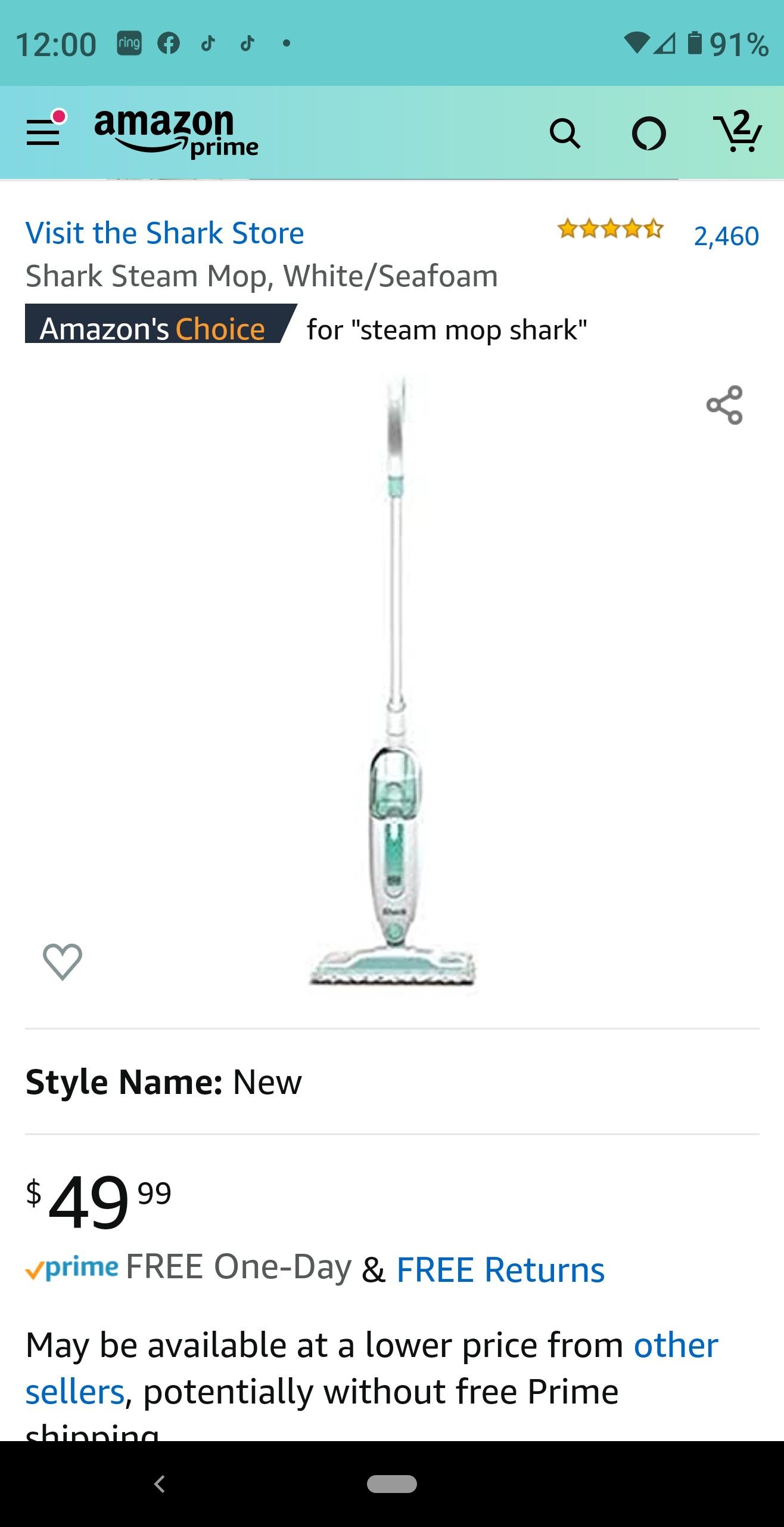 Shark Steam Mop