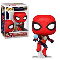 Funko Pop! Marvel Studios Spider-Man No Way Home Spider-Man Integrated Suit 10 Inch Walmart Exclusive Figure #913