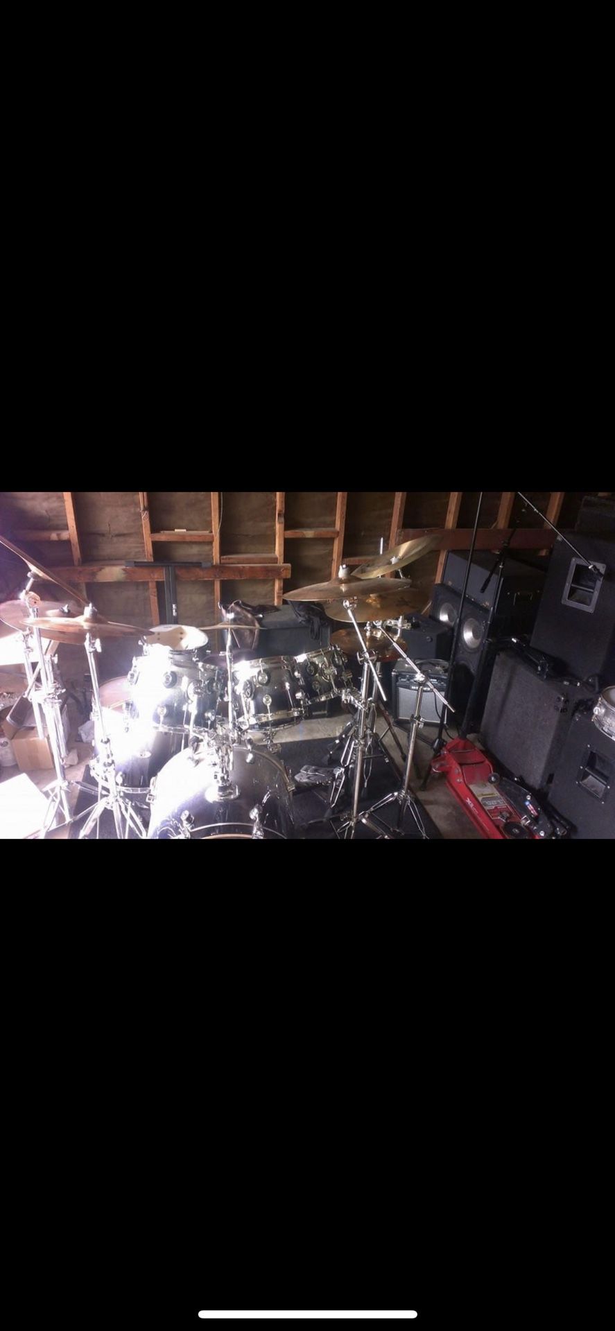 Fully Loaded Drum Set With Extras