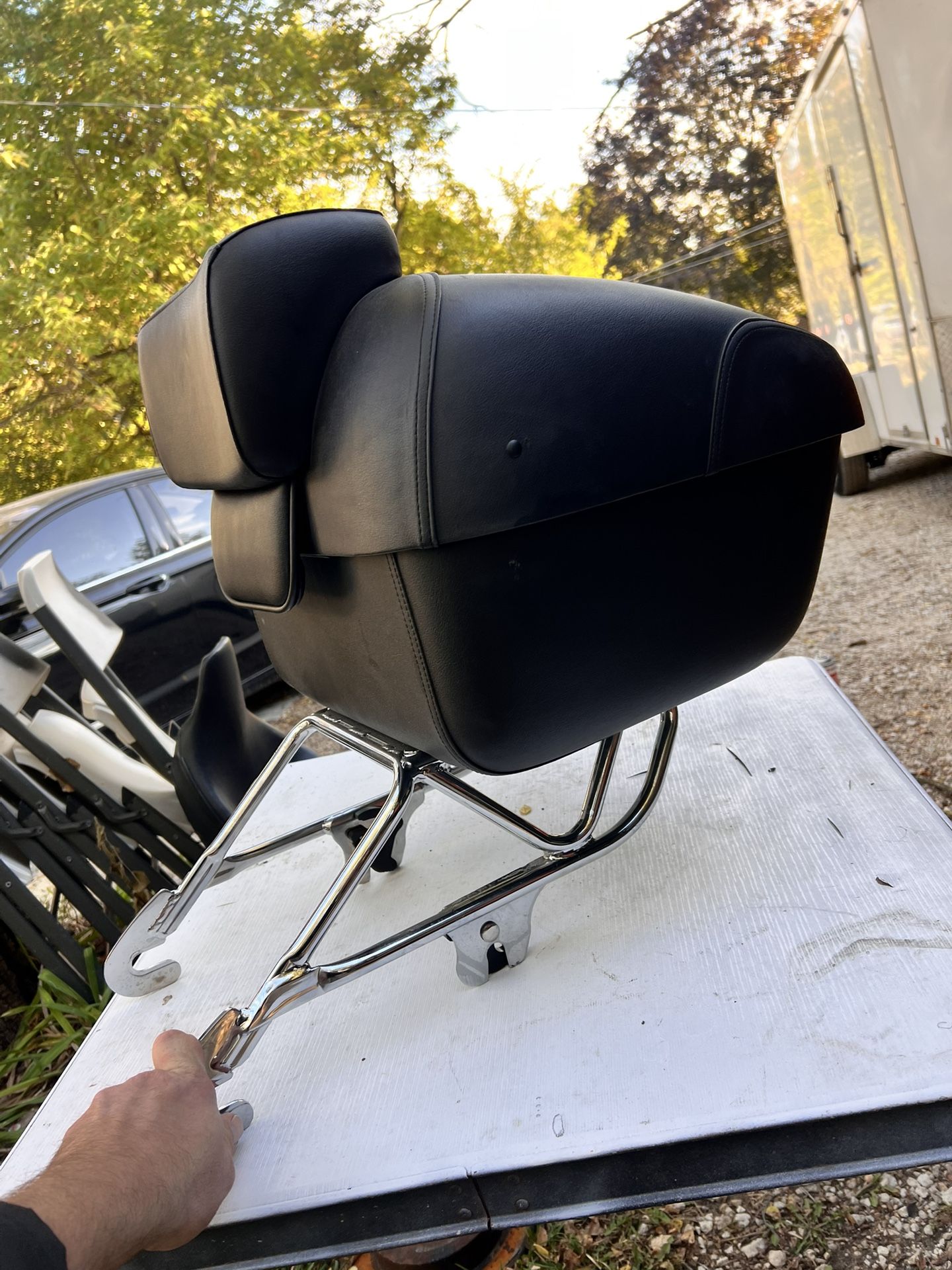 Viking Leather Tour Pack Harley or any motorcycle