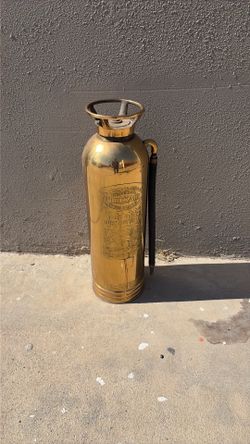 Antique General Model Quick Aid TS-15 Brass Fire Extuingisher