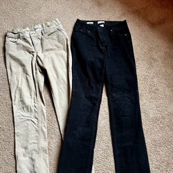 St John’s Bay Corduroy Straight Leg Pants 