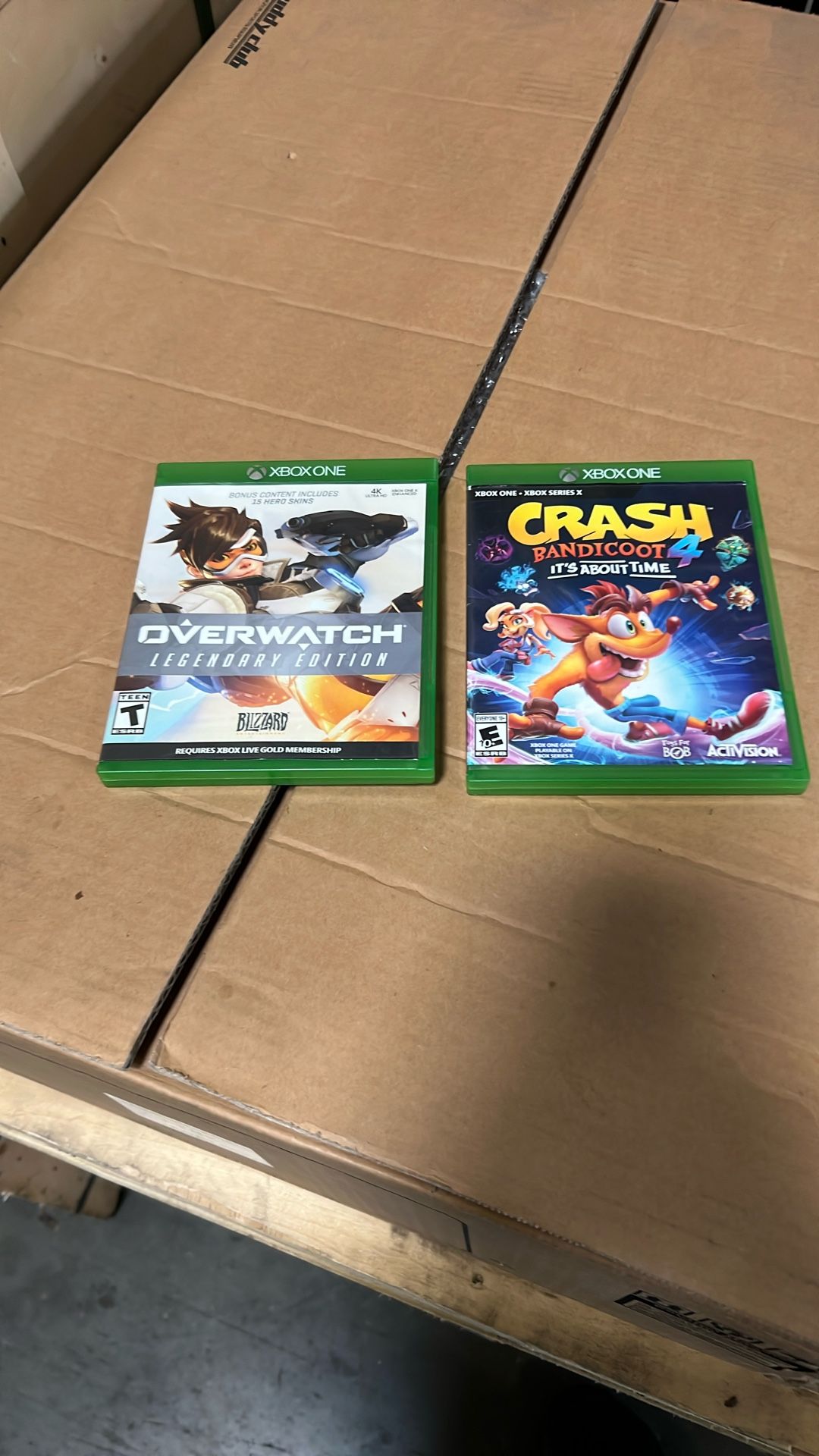 Xbox Video Game Overwatch /crash Bandicoot