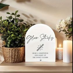 Glow Sticks Event Sign 