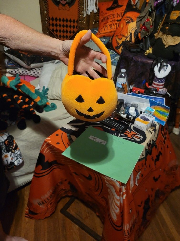 Halloween Small Peeps Candy Pail For Trick Or Treat 