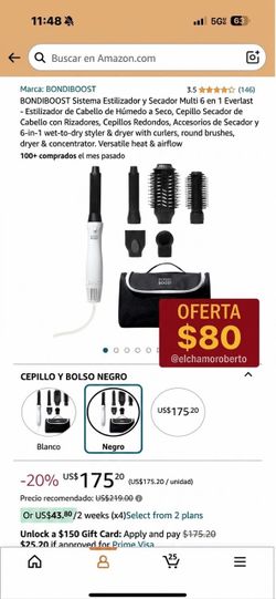 Sistema Estilizador y Secador Multi 6 en 1