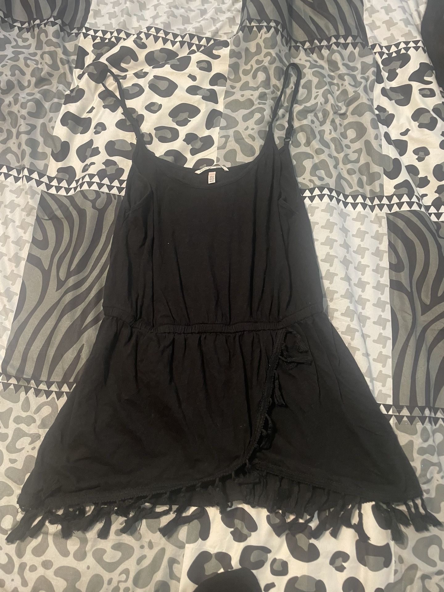Victoria’s Secret Medium Beach Cover Up Dress Black
