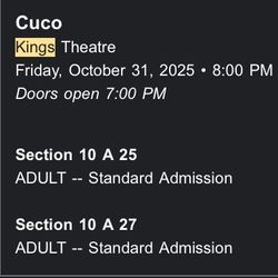 Cuco Concert 