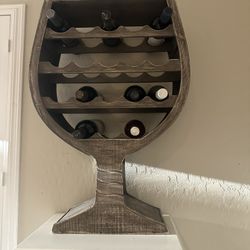 PENDING PICK UP  Wine Rack Can Be Hung On Wall 