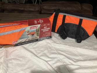 New 2 Pet Flotation Device, / Life Jacket Large And Medium