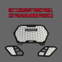 DRT x Shreddy Front Grill Kit for Can Am Maverick R