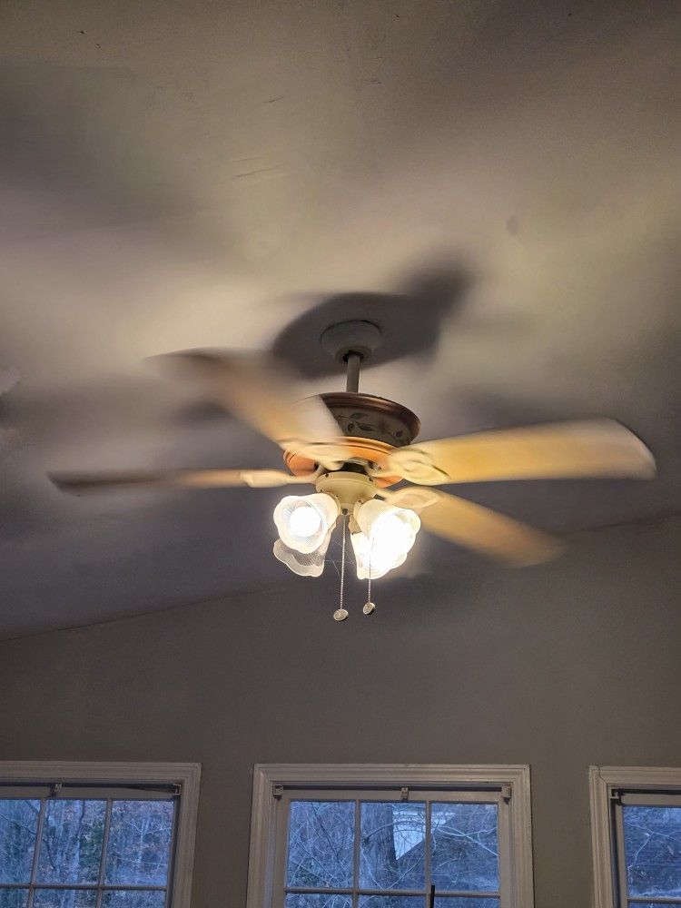 52 inch Ceiling Fans with Lights-Make Offer & Get Them Before I Take Them Down This Weekend!
