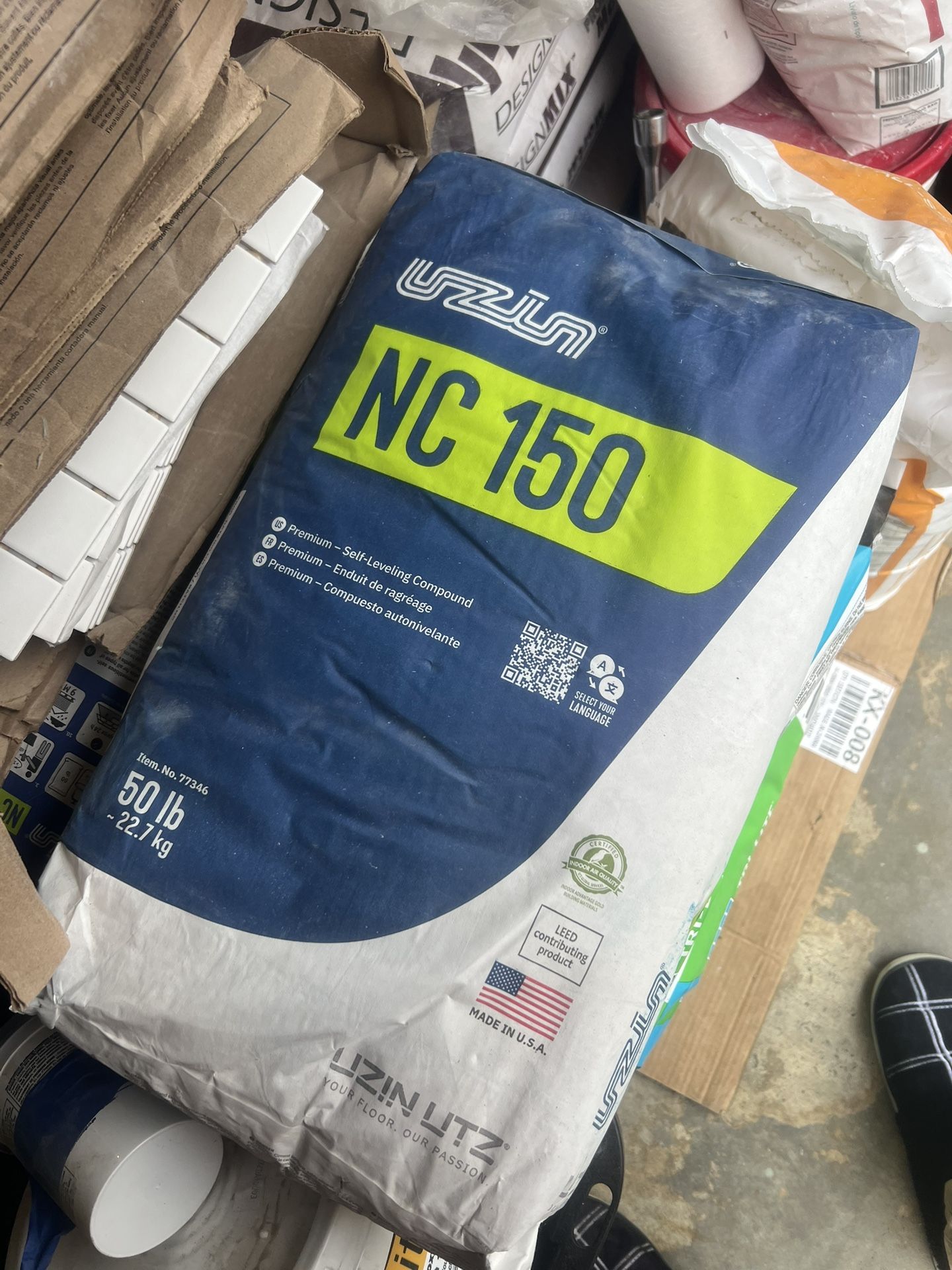 Uzin Nc 150 Self Leveling Compound…. 40$ each and I have 12