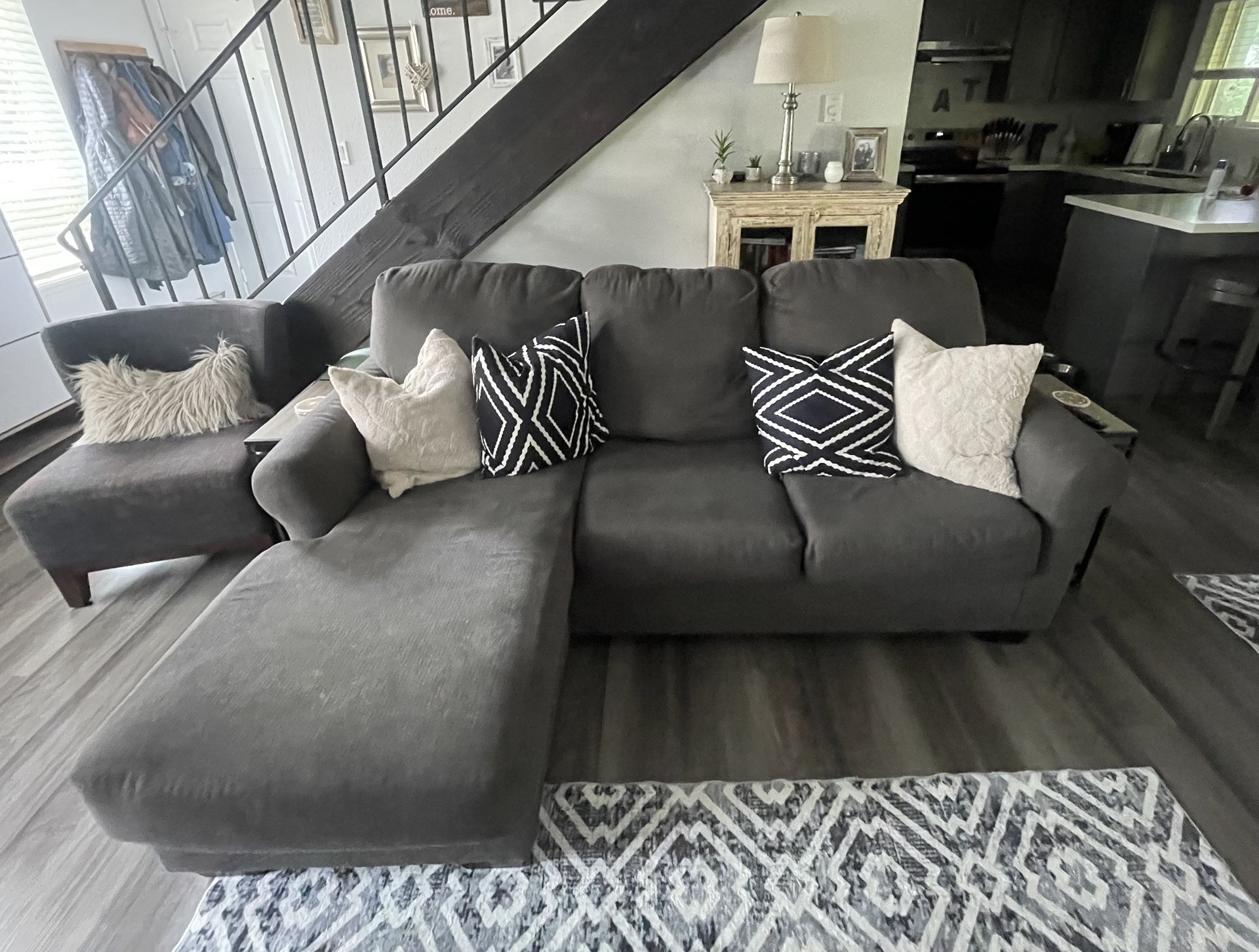 Gray Sectional Couch