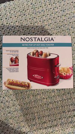Nostalgia Retro Pop-Up Hot Dog Toaster