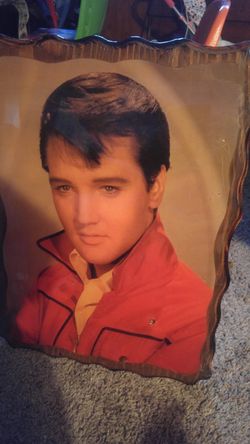Elvis Decoupage Portrait