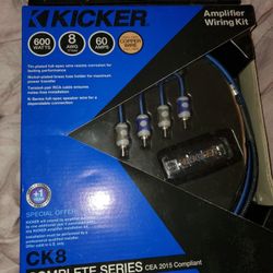 Kicker Amplifier Wiring Kit 600 Watts 8 awg 60 amps