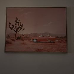 "Joshua Tree" Canvas Wall Art by Old Red Truck – Vintage Desert Decor